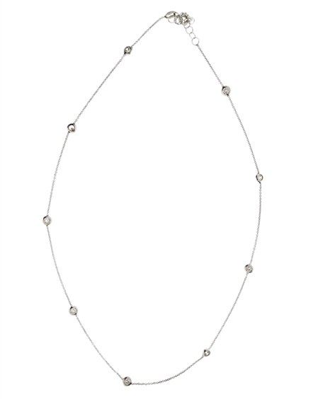 Collar EXTRA GOLD in Oro blanco Cubic Zirconia 2006093010368 - 2006093010368
